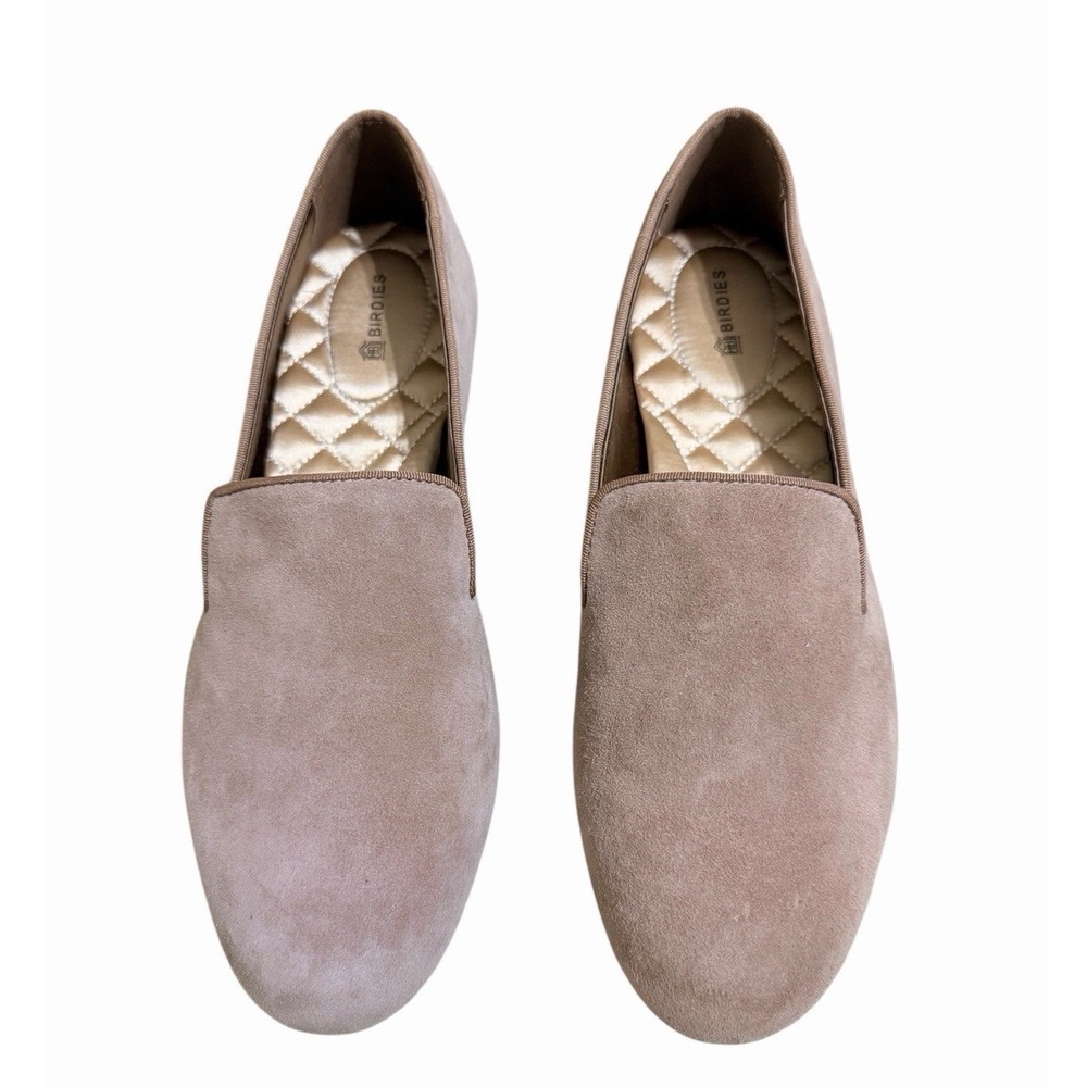 Birdies The New Starling Slipper Latte Suede Flats Minimalist Women's Size 9 - Picture 2 of 7